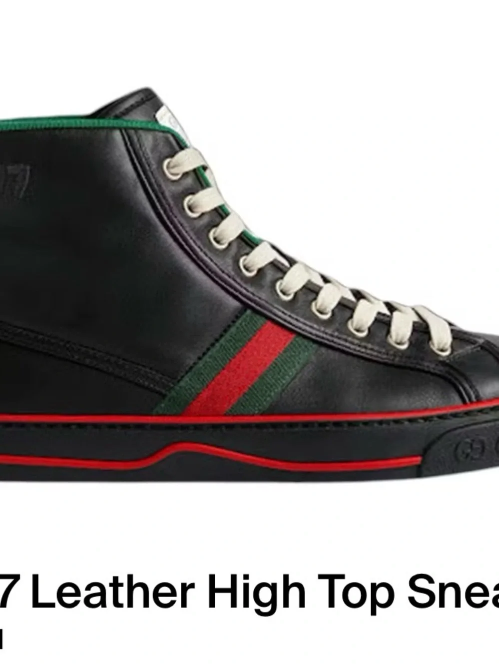 Gucci black leather